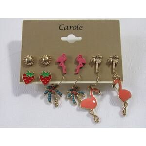 Carole Stud‎ & Dangle Set Earrings Dangly Boho Festive Academia Teen